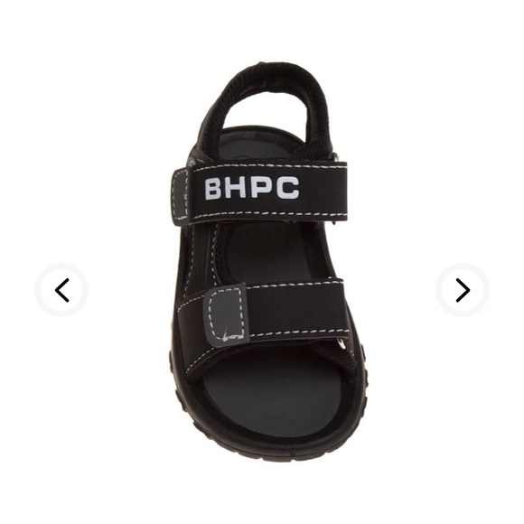 Beverly Hills Polo Club Boys Double Hook & Loop Flat Heel Sport Sandals Toddler - Picture 1 of 11